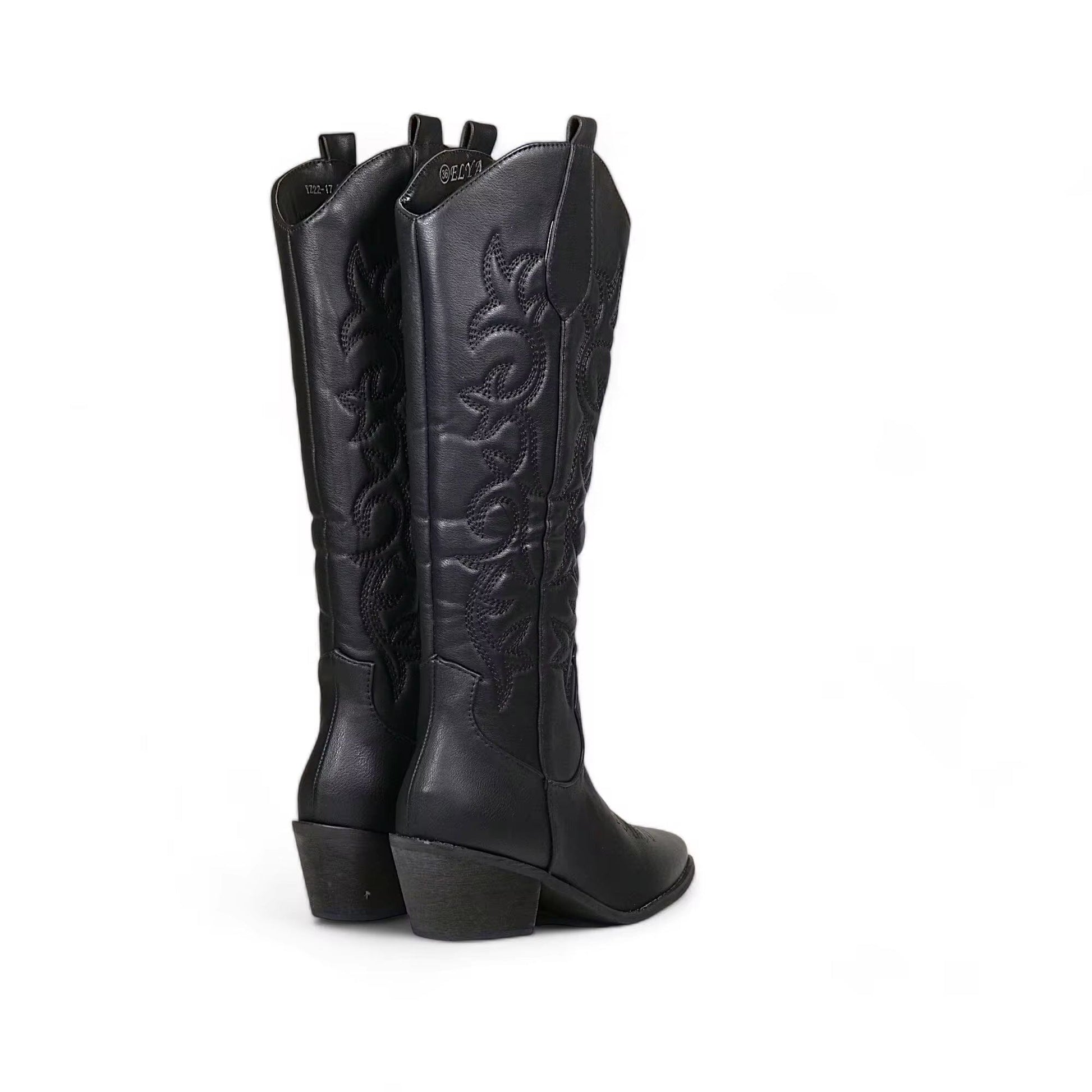 Botas cowboy para mujer color negro